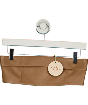 Camila Coelho Beige Bruna Bralette UK S