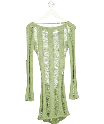 Jaded London Green Umbra Maxi Dress UK S