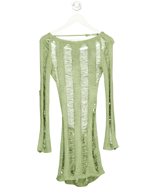 Jaded London Green Umbra Maxi Dress UK S