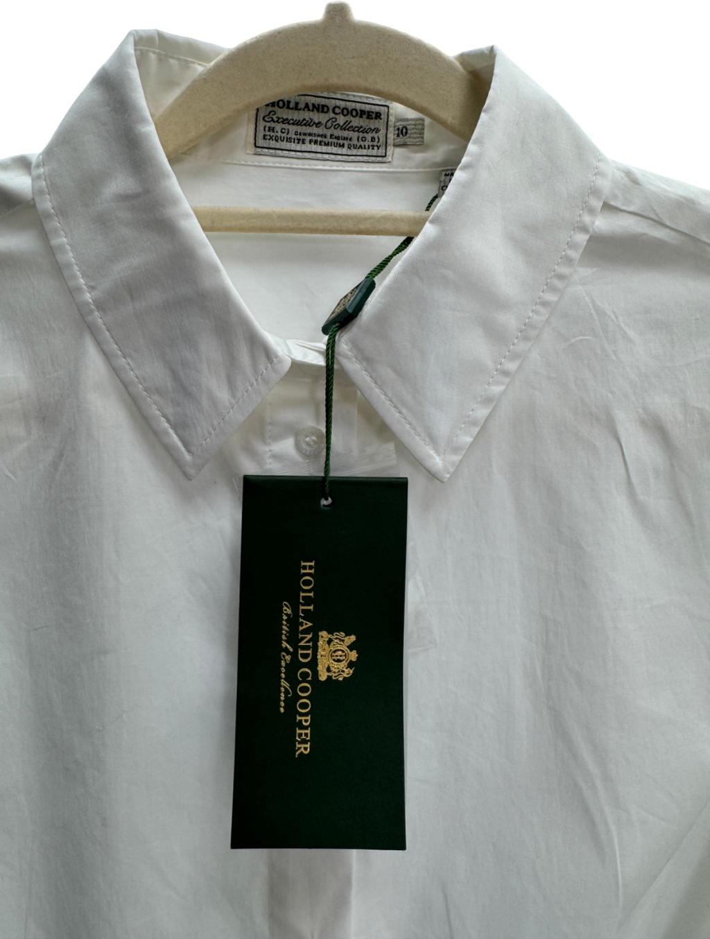 Holland Cooper Louisa Shirt White UK 10