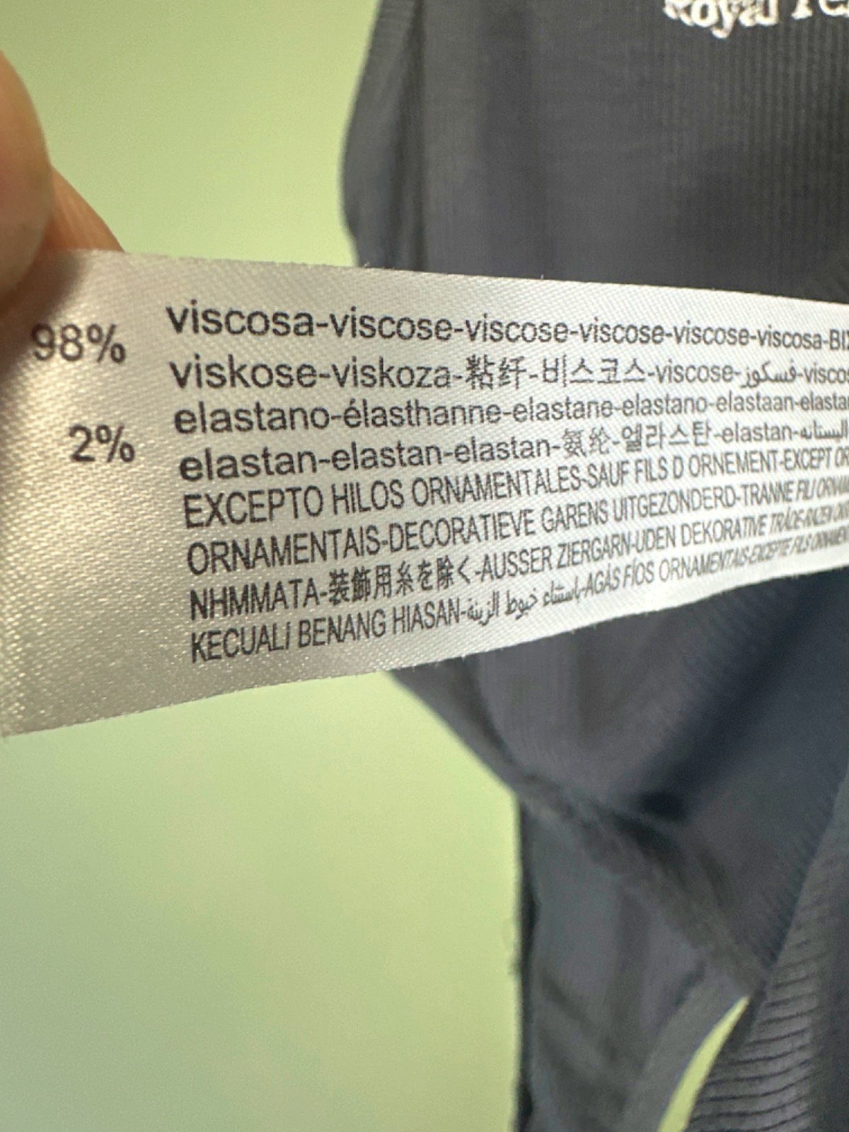 Bershka Black New Jersey Royal Tennis Club USA Bodysuit UK S