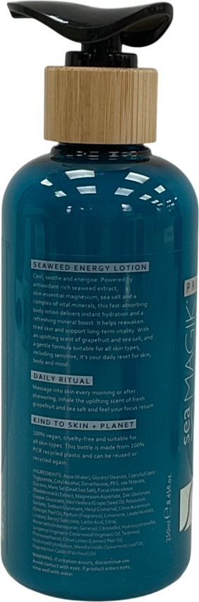 Seamagik Seaweed Energy Lotion 250ml