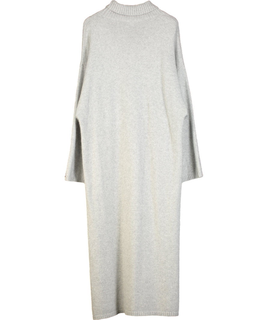 Bazilika Grey Cashmere Maxi Dress One Size