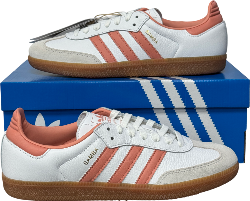 adidas Adidas Samba Og W Pink Clay & White Trainers UK 7.5 EU 40.5 👠