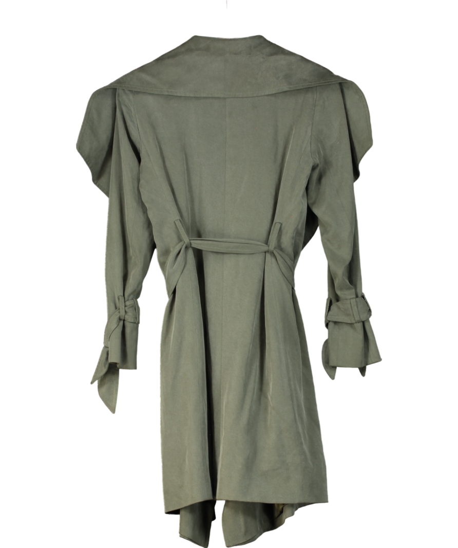 Club Monaco Green Ellayne Trench Coat UK XS