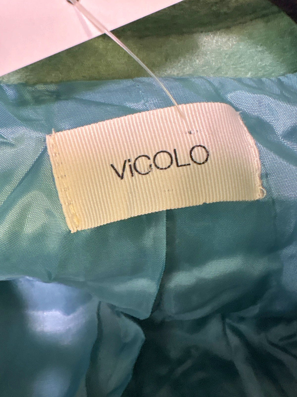 Vicolo Green Wool Blend Blazer UK S