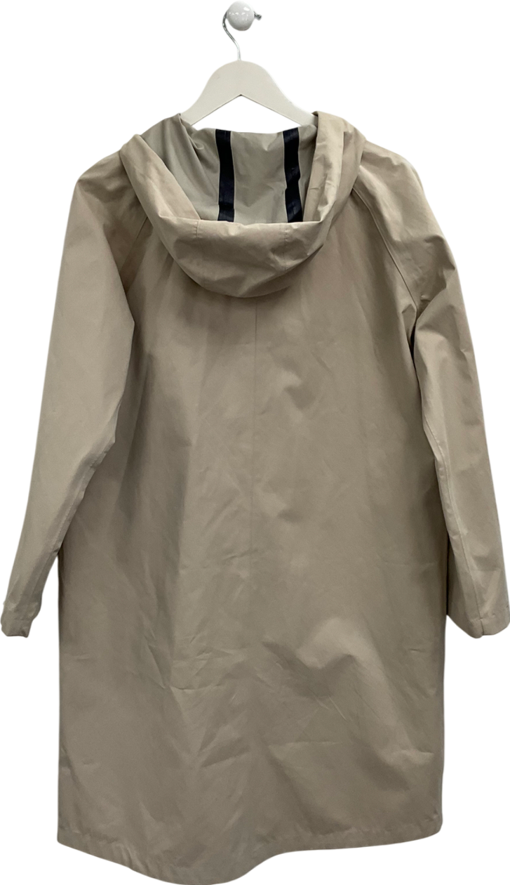 Fat Face Beige Natural Waterproof Coat UK 10