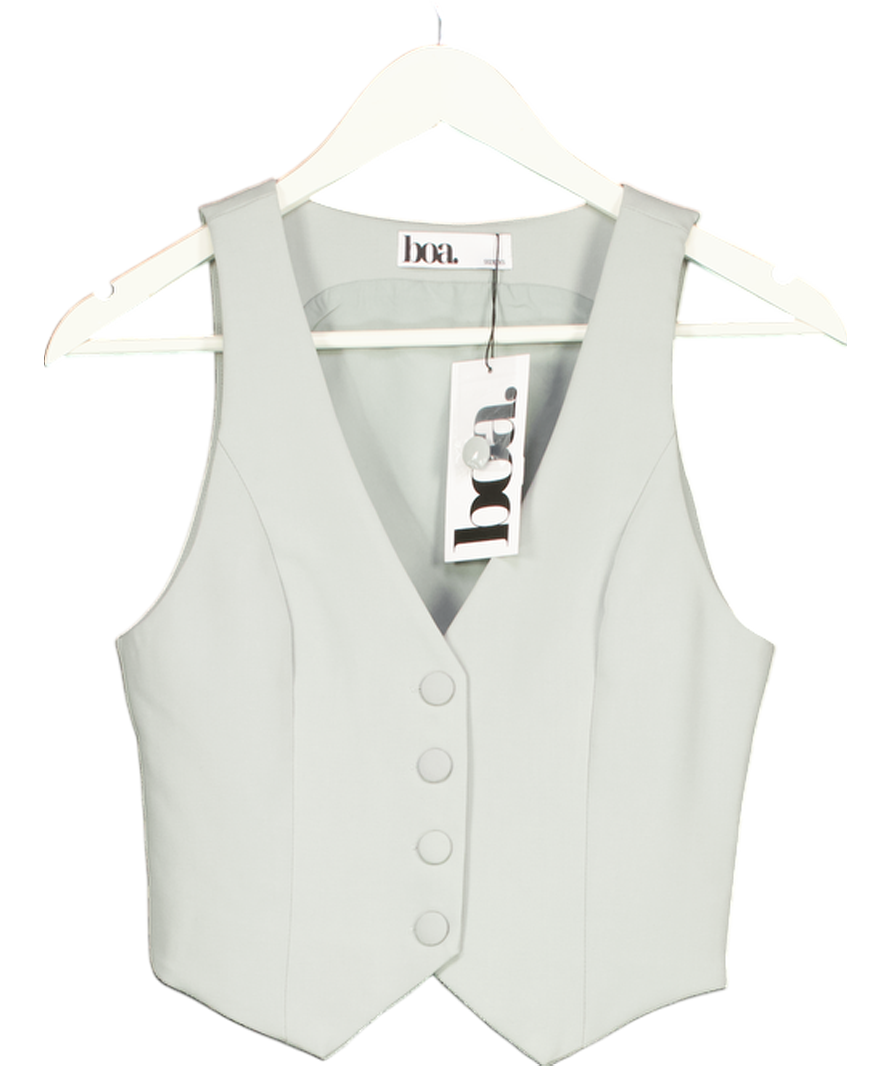 BOA Green Classic Tailored Waistcoat UK XS