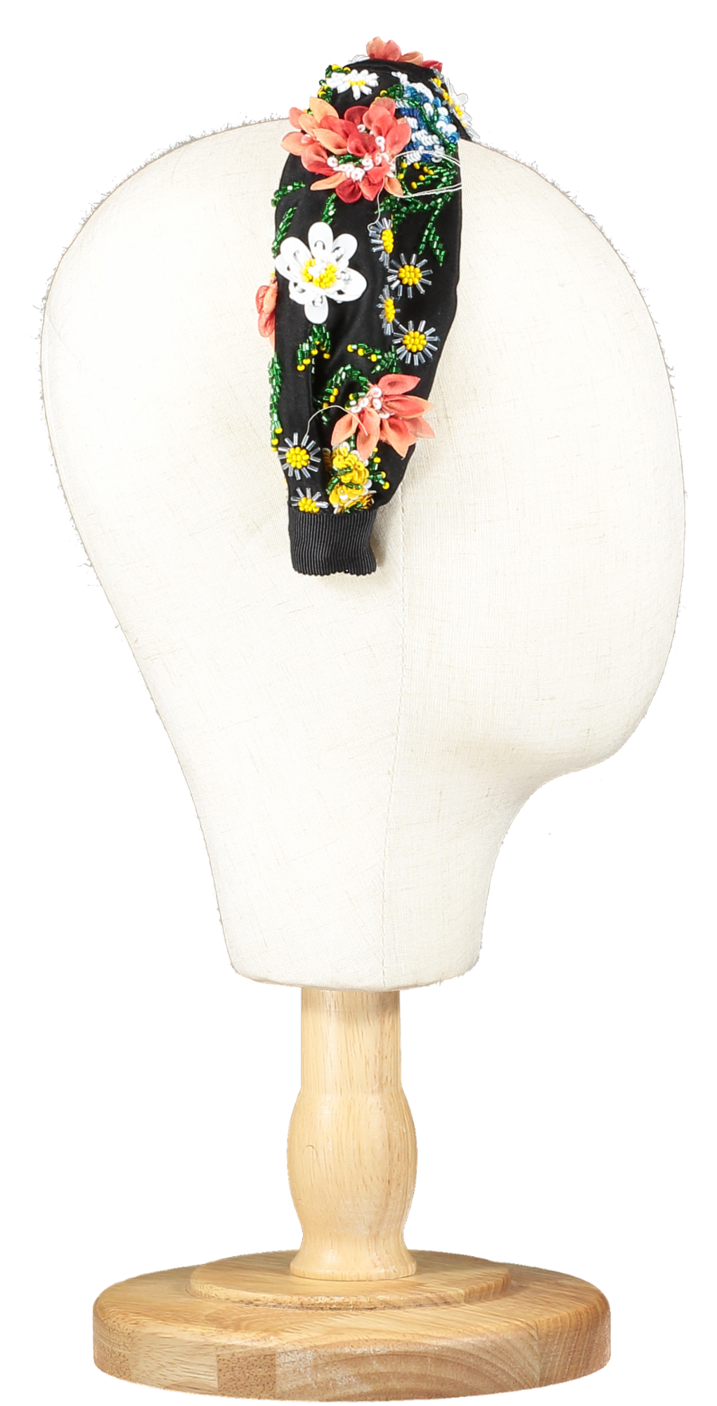 JENNIFER BEHR Black Embellished Jardin Headband