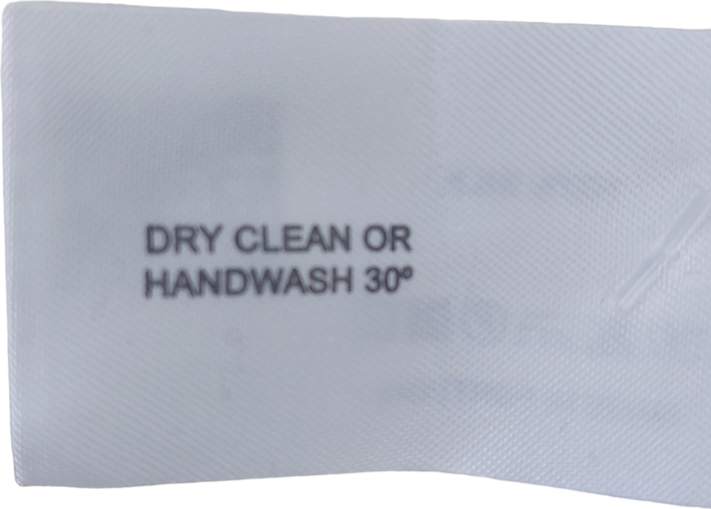 Hanne Bloch Cream Bordeaux String Silk Top One Size