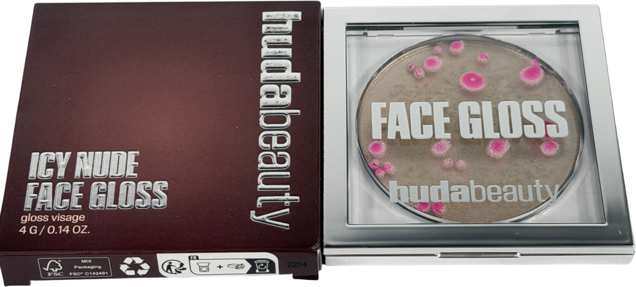 Huda Beauty Icy Nude Ph Face Gloss Frostbite 4g