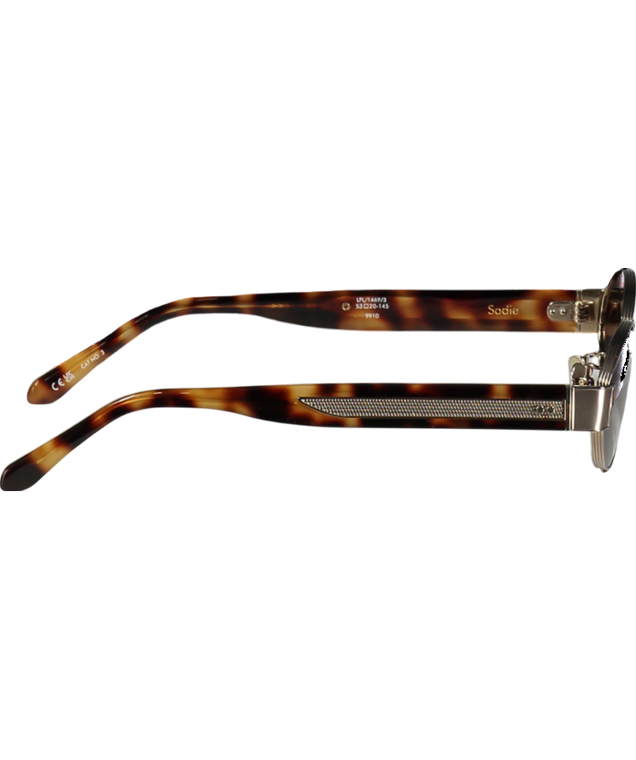 Linda Farrow Brown Sadie Sunglasses One Size