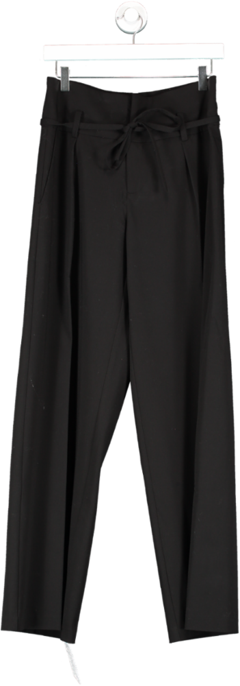 Third Form Black Tie Up Tailored Trousers UK 8