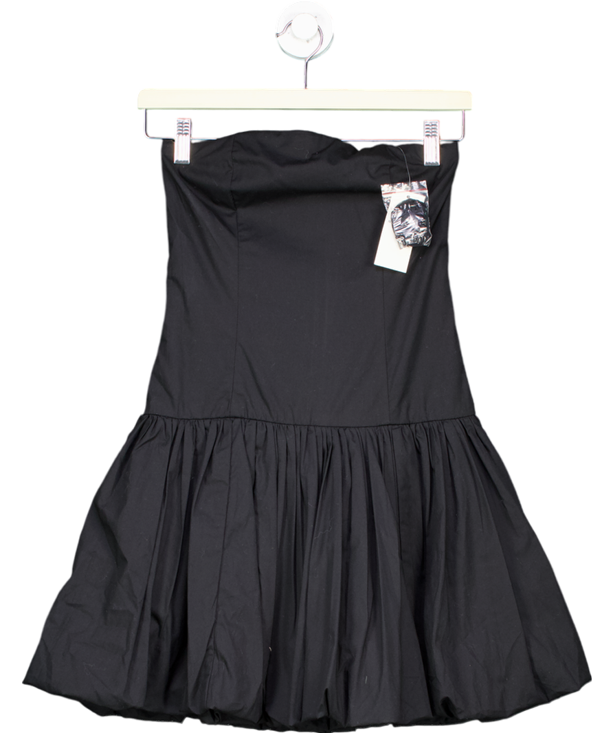 Abercrombie & Fitch Black Bubble Hem Mini Dress UK S