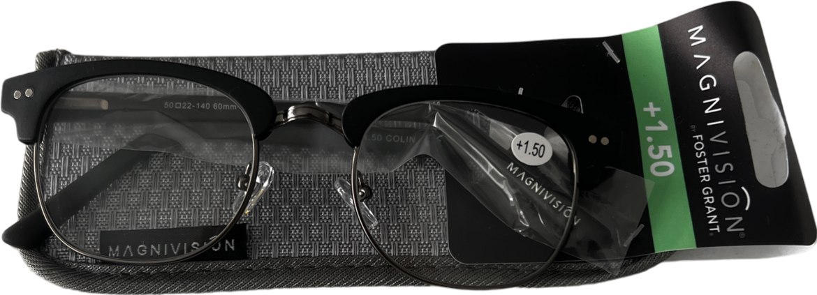 magnivision Colin Lenses Black +1.5