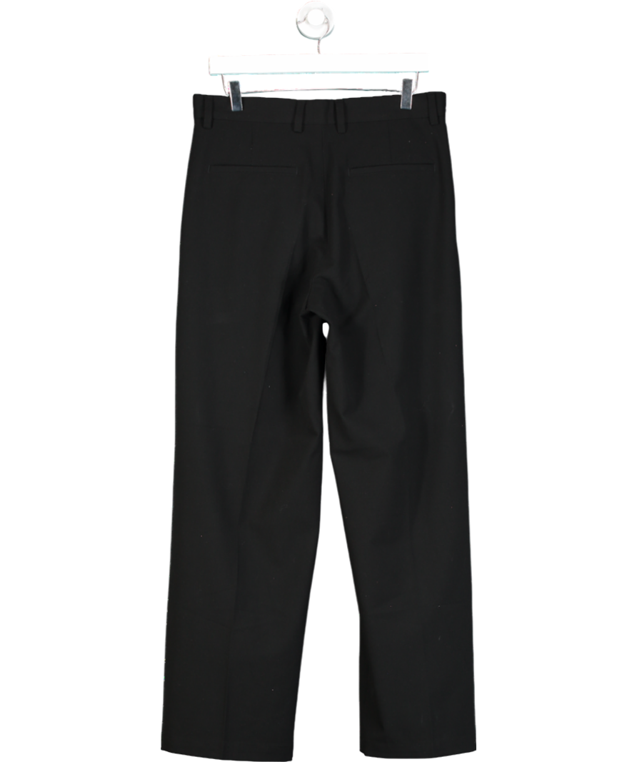 H&M Black High-waisted Tailored Trousers W30