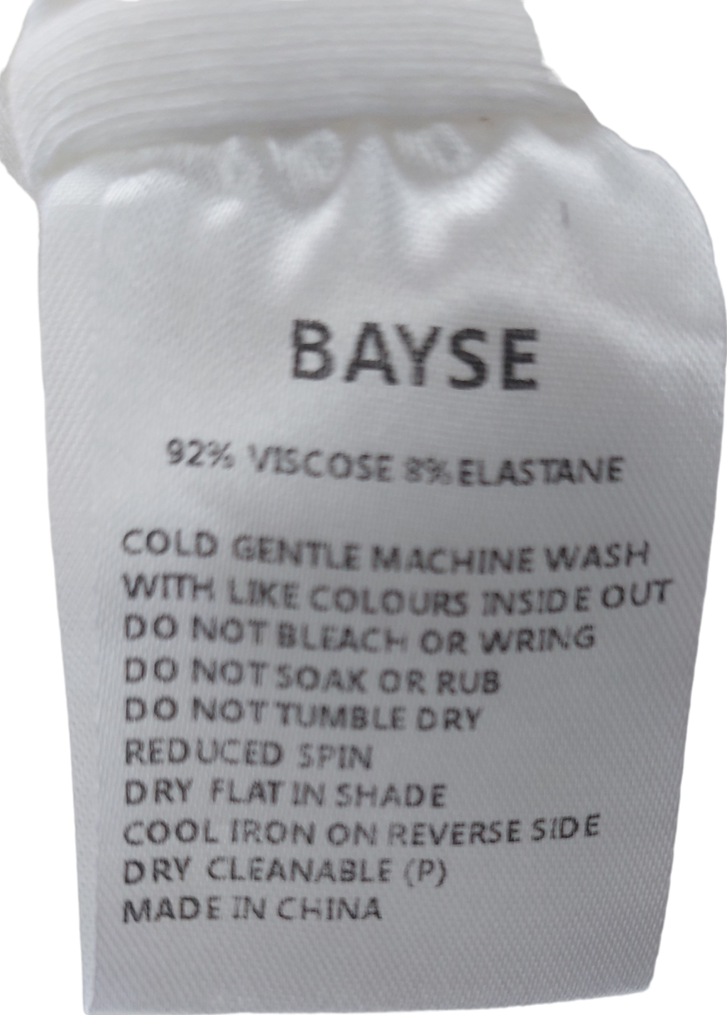 Bayse White Nakia Midi Dress UK S