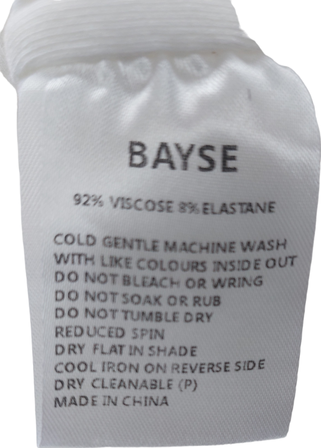 Bayse White Nakia Midi Dress UK S