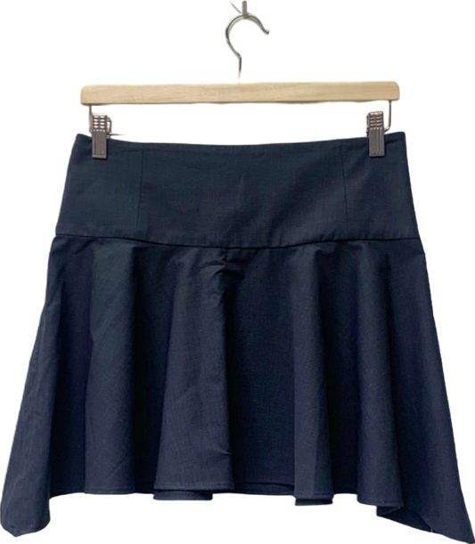 MANGO Selection Dark Blue Flared Skirt EU 36 UK 8