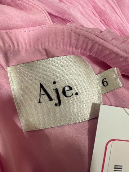 Aje. Pink Escapist Mini Dress UK 6