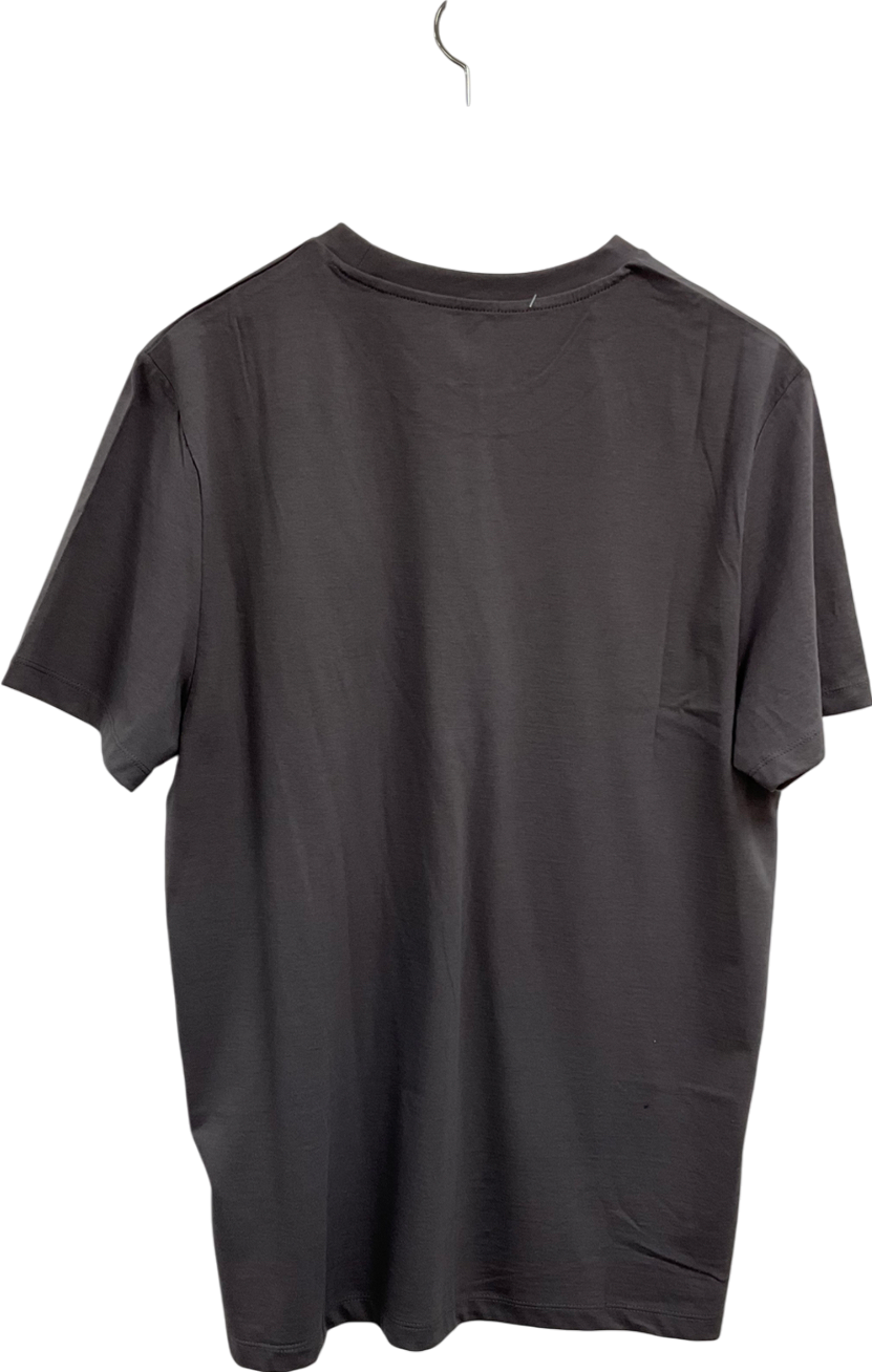 ASOS Grey Boxy Heavyweight T-shirt UK M