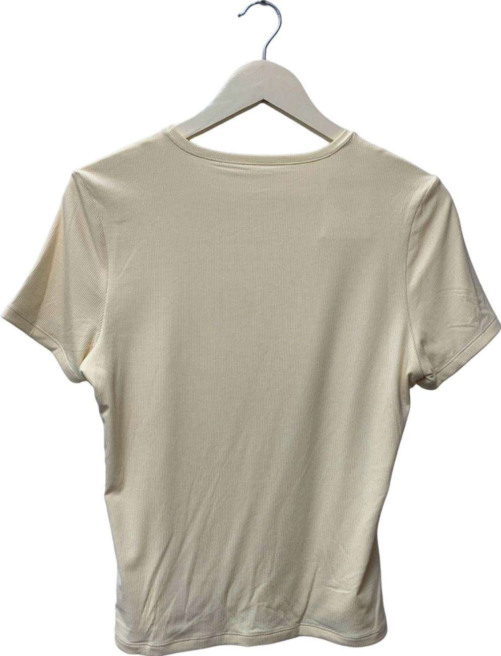 T/ALA Cream Short Sleeve Top UK XL