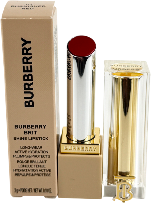 Burberry Brit Shine Lipstick 117 Burnished Red 3g