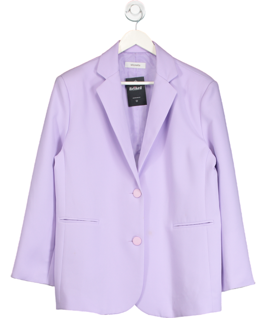 storets Purple Siena Boyfriend Blazer UK S/M