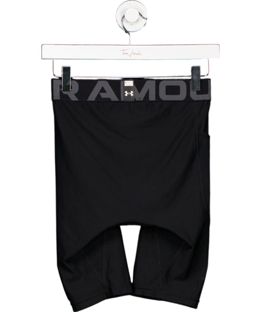 Under Armour Black Heatgear Pocket Long Shorts UK S