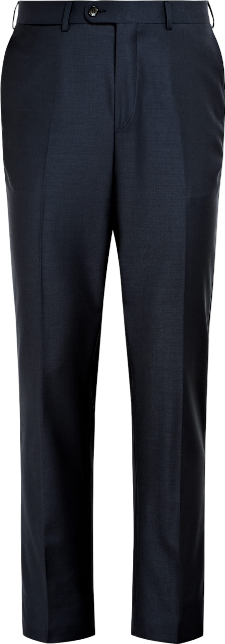 SuitSupply Blue Navy Slim Leg Straight Suit Trousers UK XL W38