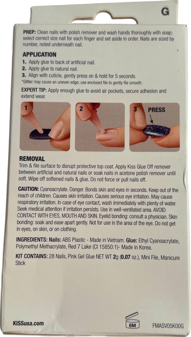 Kiss Gel Fantasy Magnetic Velvety Effect Short 2g