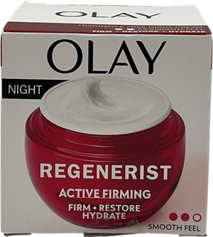 olay Night Face Cream Moisturiser With Anti-ageing Niacinamide And Peptide 50ml