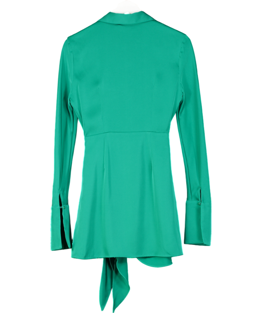 Rat & Boa Green Alanis Shirt Dress UK XS