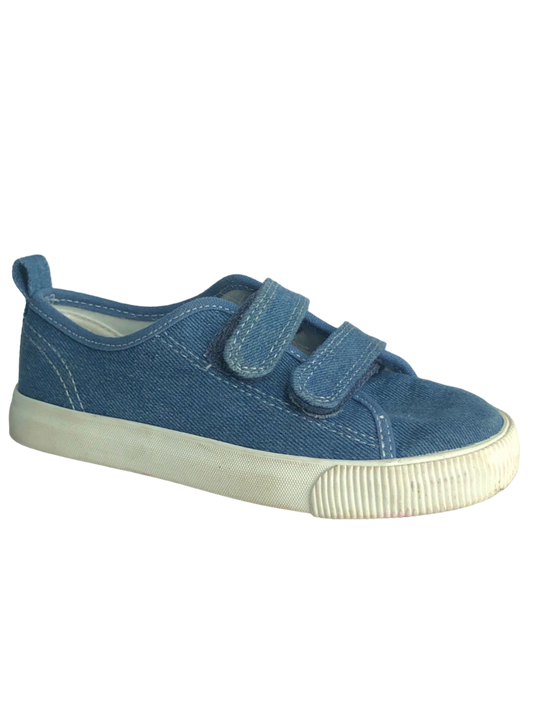 H&M Blue Canvas Trainers UK 11 Kids