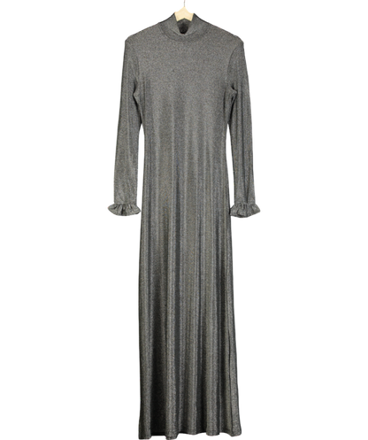 Religion Grey Tanzanite High-neck Maxi Dress UK XS