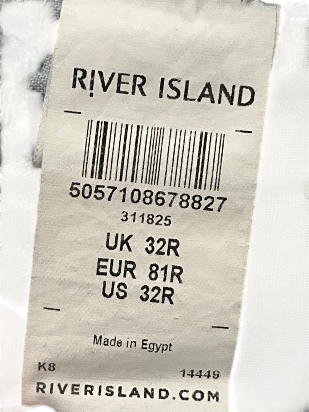 River Island Blue Skinny Jeans W32