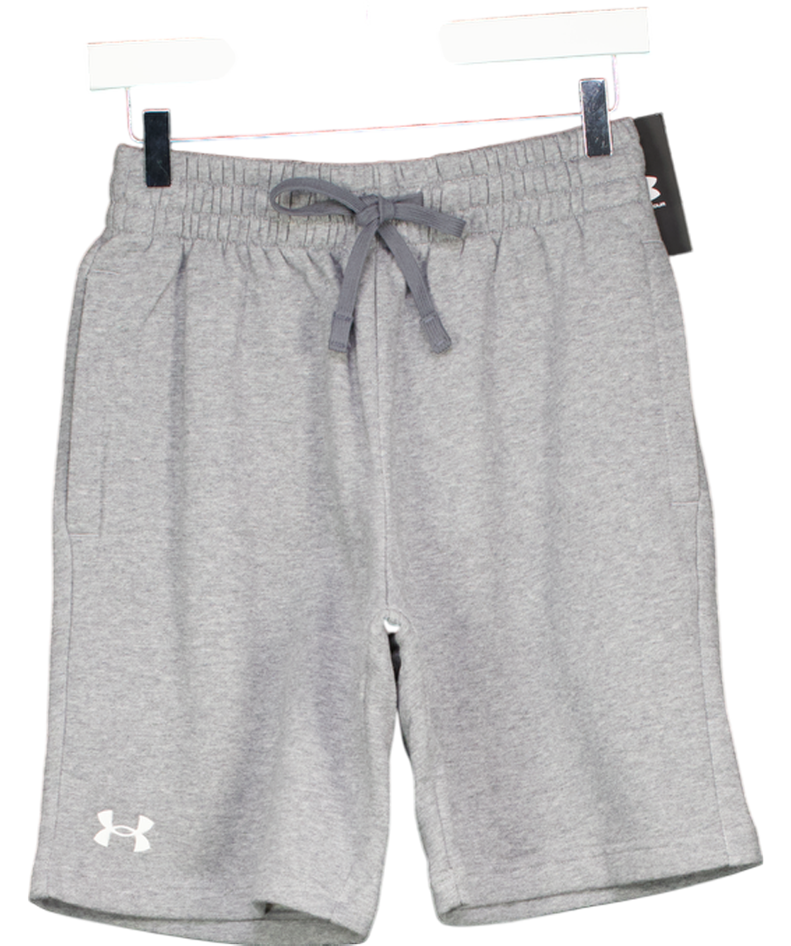 Under Armour Grey Rival Fleece Shorts UK S