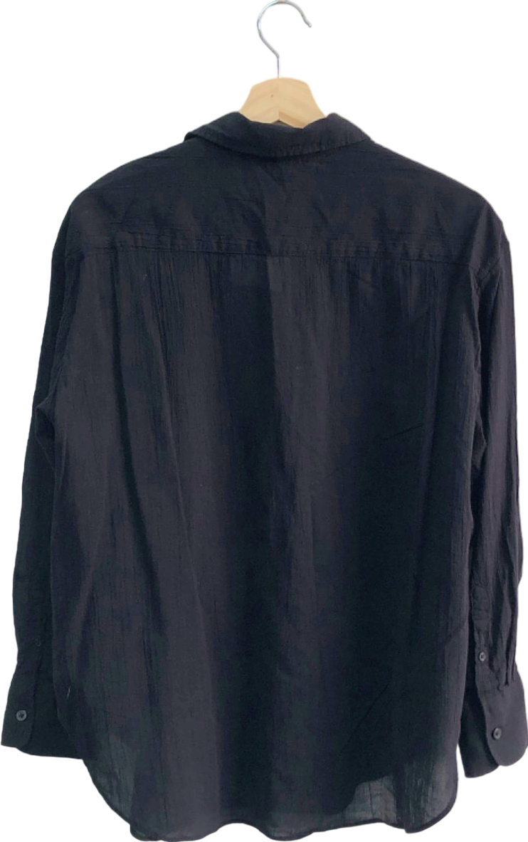 H&M Black Long-Sleeve Shirt S