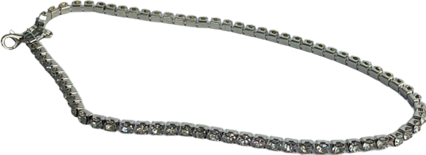 Silver Diamond Tennis Bracelet
