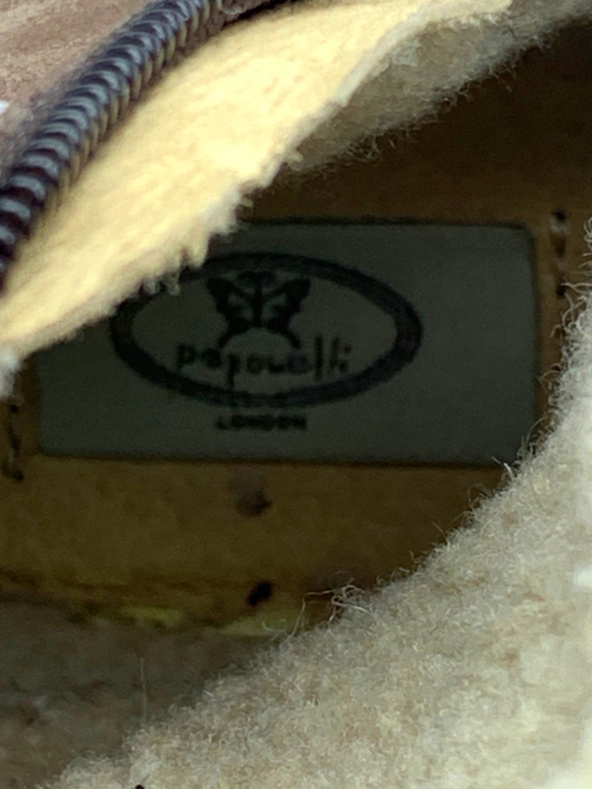 Papouelli Brown Suede Lace-Up Winter Boots EU 26