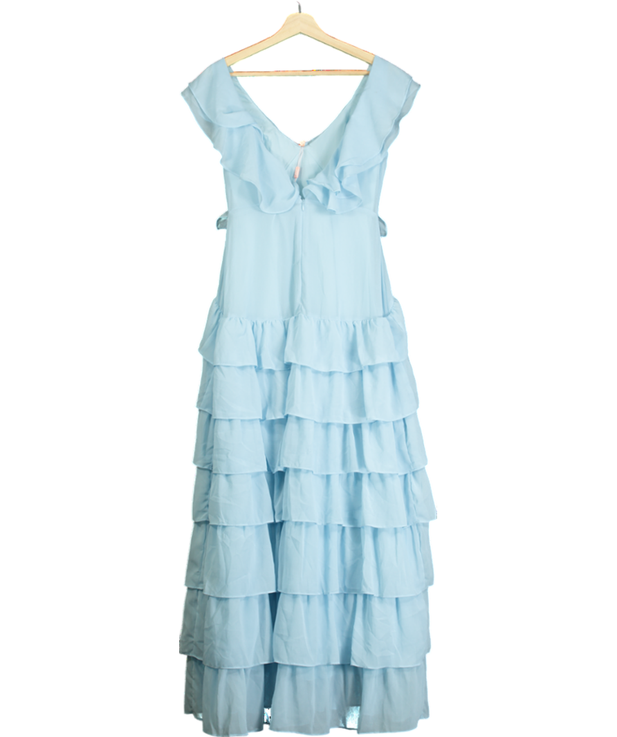 ALB Anne Louise The Blue Dreams Maxi Dress UK 8