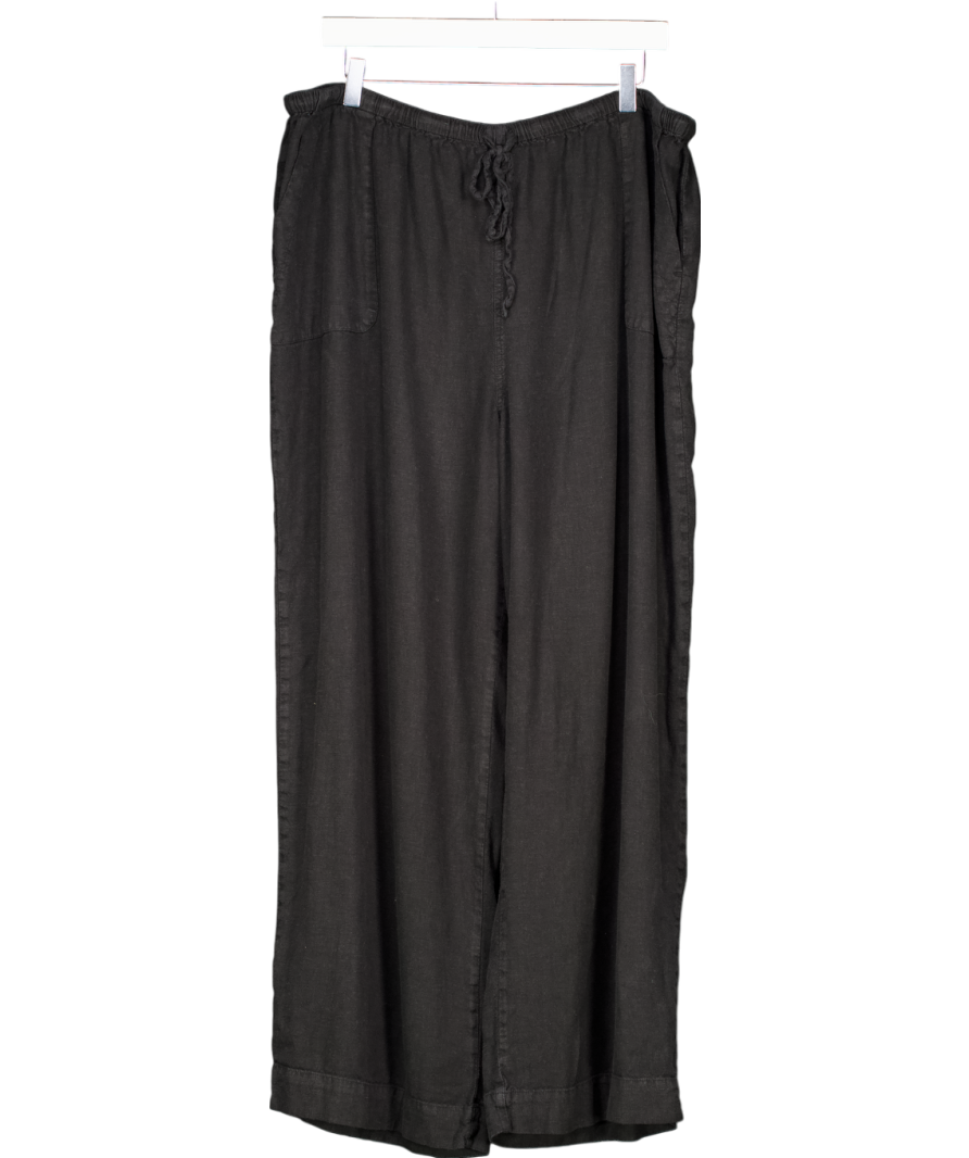 Nobody's Child Black Wide Leg Trousers UK 18