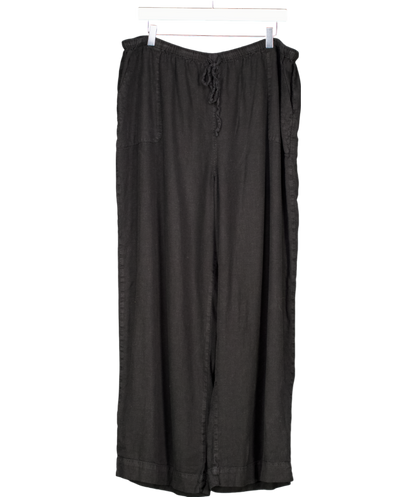 Nobody's Child Black Wide Leg Trousers UK 18