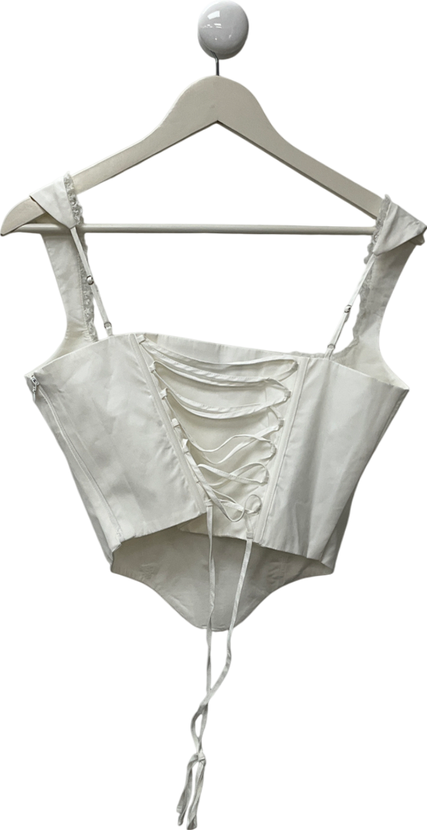 Babyboo White Cove Corset Top UK M