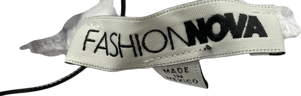 Fashion Nova White Playing Hard To Forget Top UK S