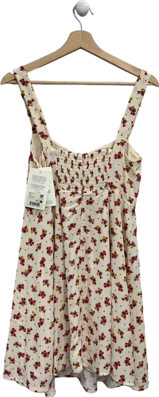 Sézane Cream Floral Mindy Dress UK 8