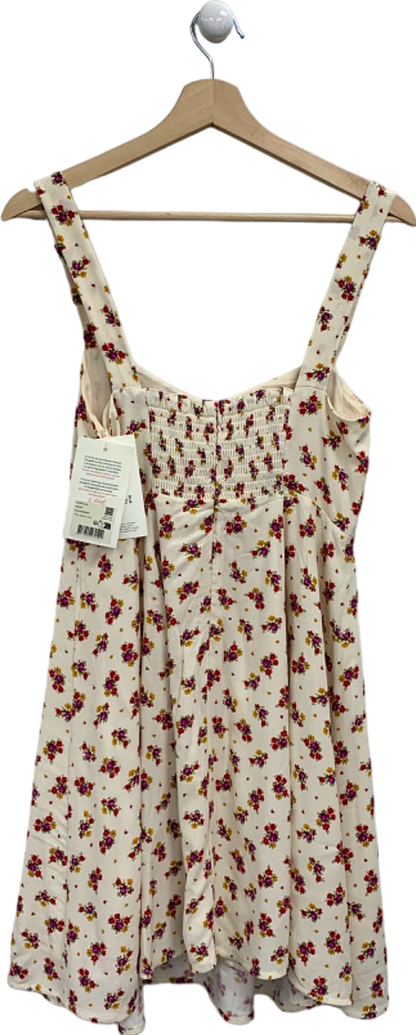 Sézane Cream Floral Mindy Dress UK 8