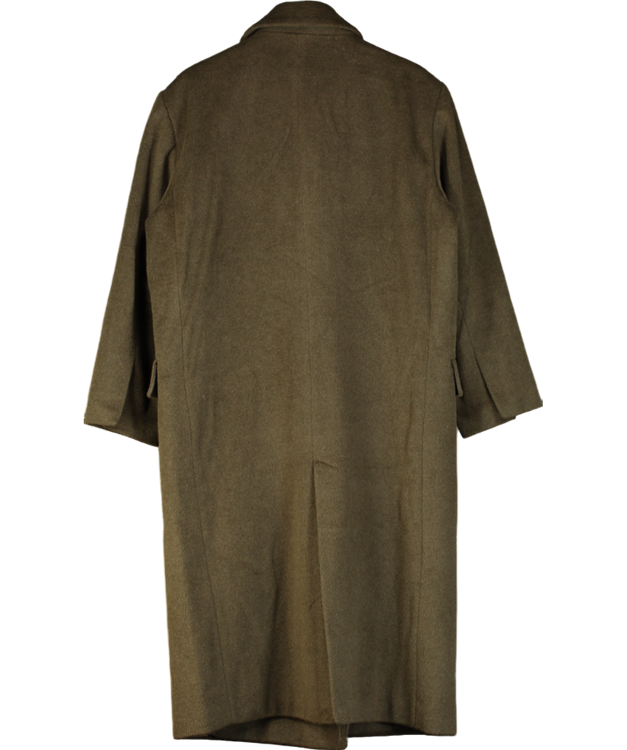 Stradivarius Green Super Oversized Coat UK M