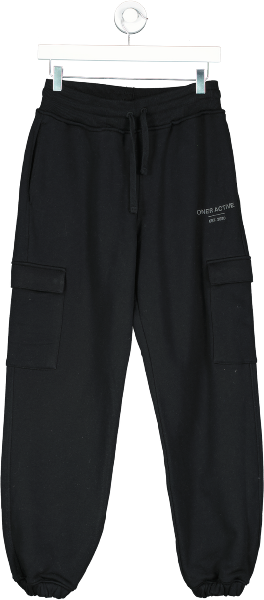 Oner Active Black All Day Est 2020 Cargo Joggers UK M