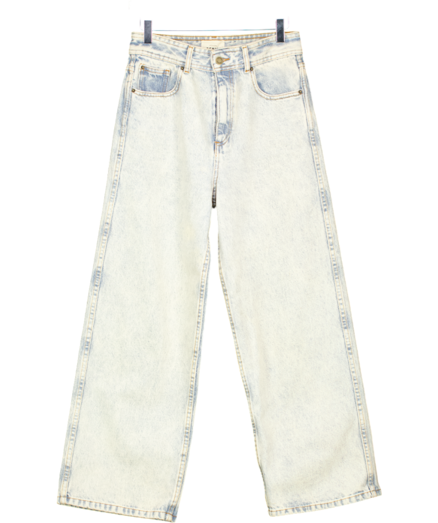 Sezane Le Crop In Edge Blue UK 8